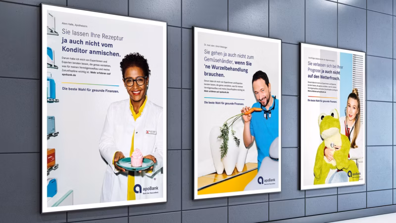 apoBank launches new brand campaign “The best choice for healthy finances”