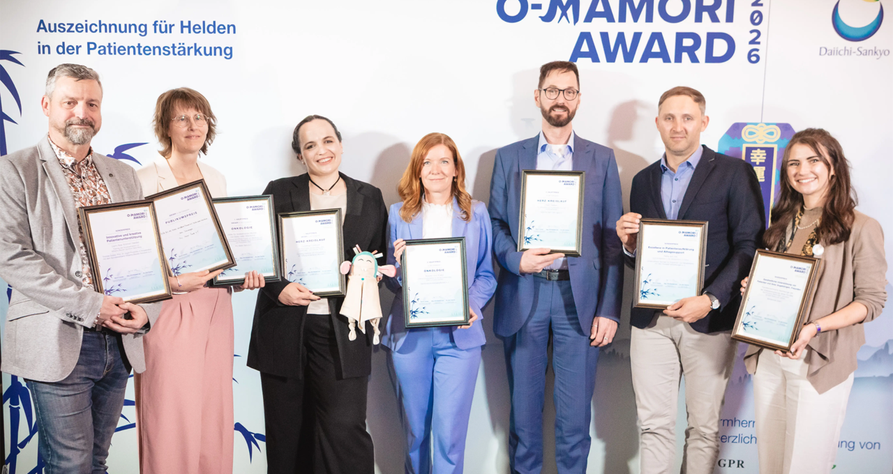 Daiichi Sankyo zeichnet Patientenprojekte mit O-Mamori Award 2026 aus