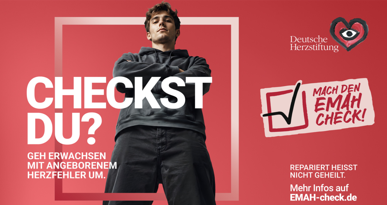 Herzstiftung startet EMAH-Kampagne für bessere Nachsorge