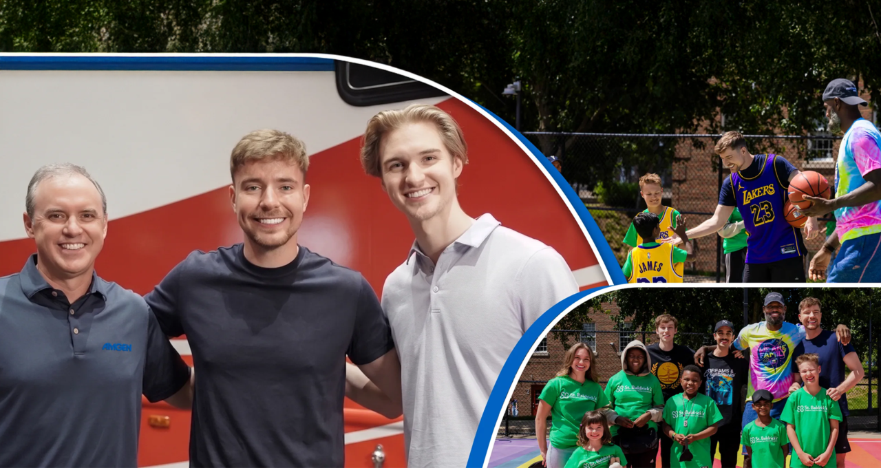 MrBeast, Stand Up To Cancer and Amgen back pediatric cancer research