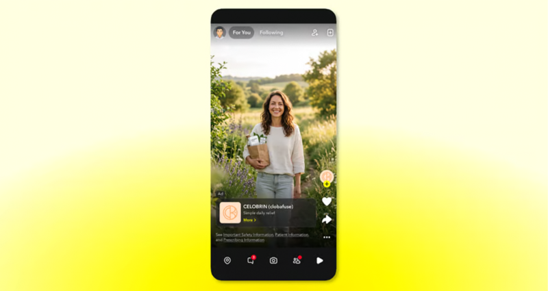Snapchat adds multi-CTA ad format for pharma disclosure needs